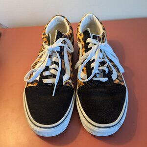 Leopard Print OldSkool Vans - Unisex